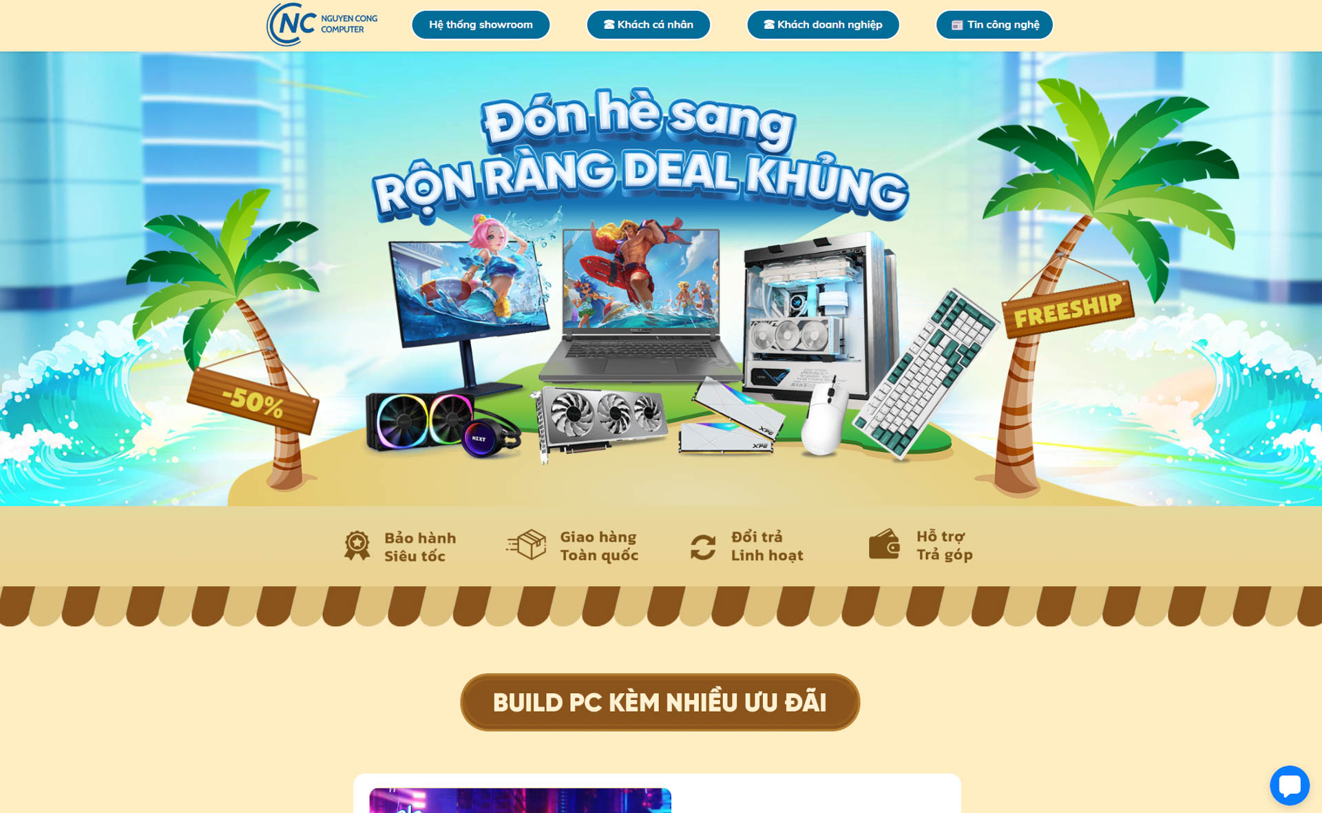 Landing Nguyễn Công PC